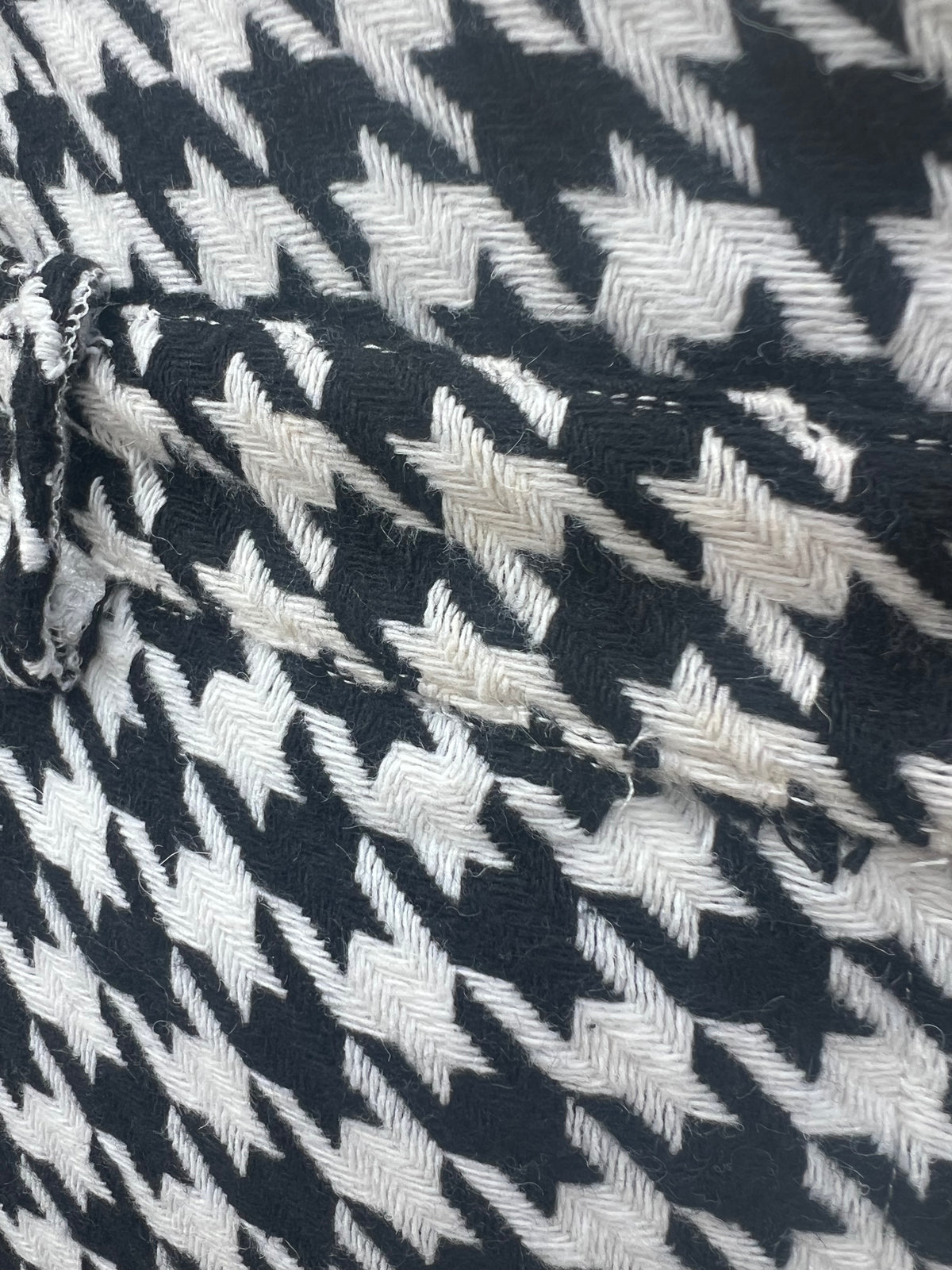 Chicory Houndstooth Tweed Wide Leg Jumpsuit