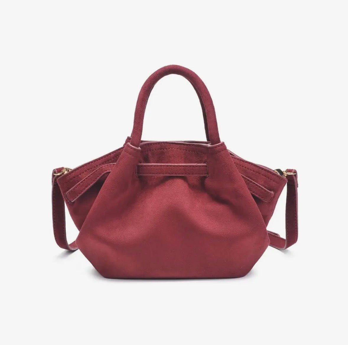 Maria Vegan Suede Mini Crossbody