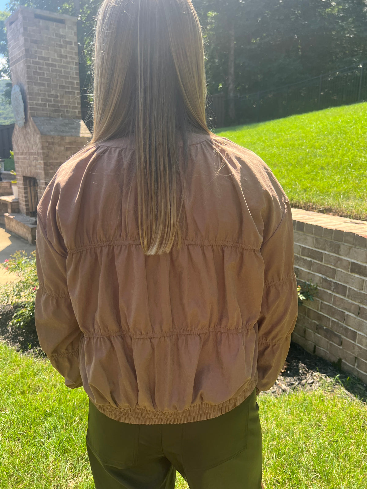 Sycamore Sueded Piping Detail Jacket