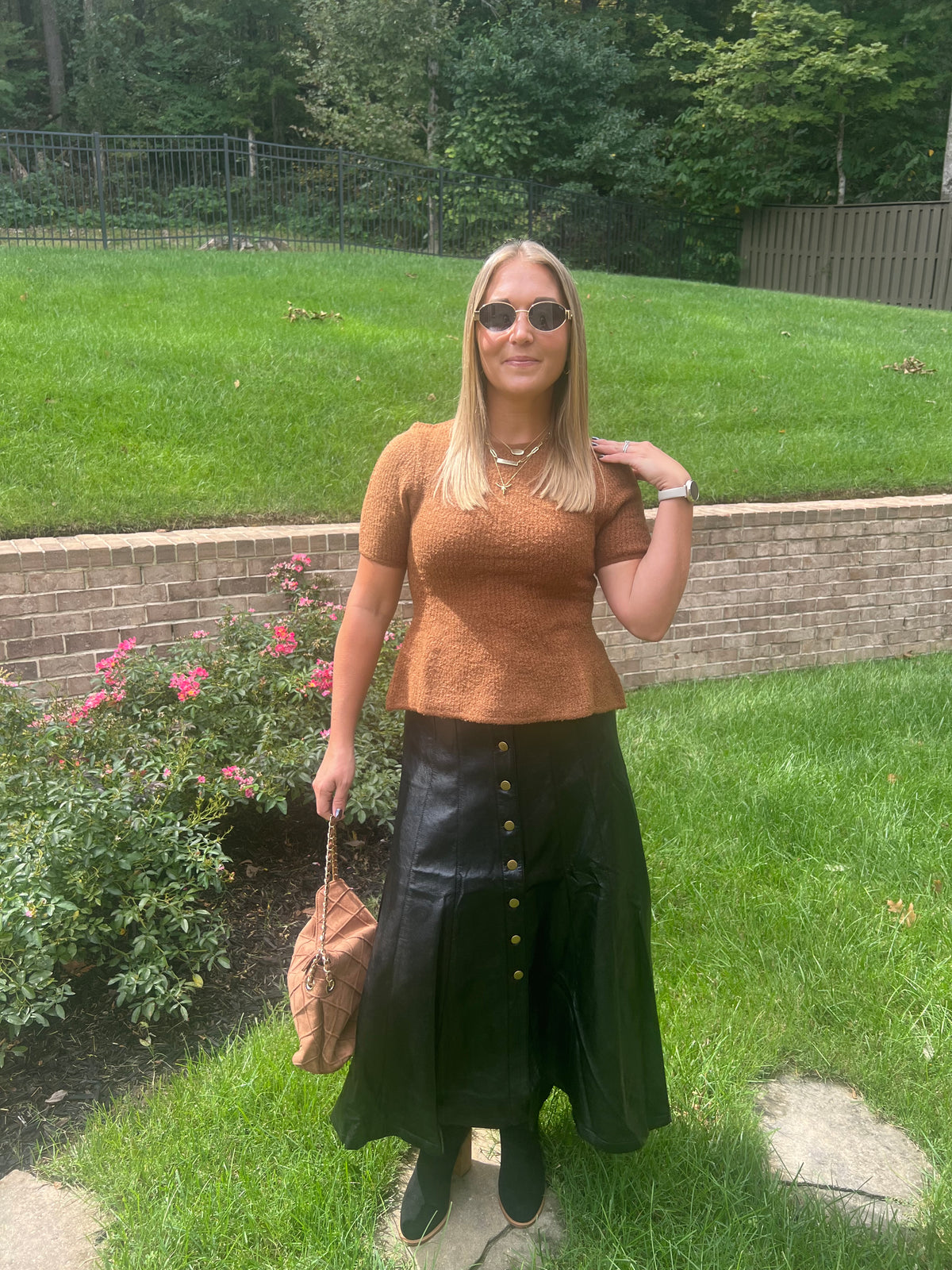 Ginko Short Sleeve Peplum Sweater
