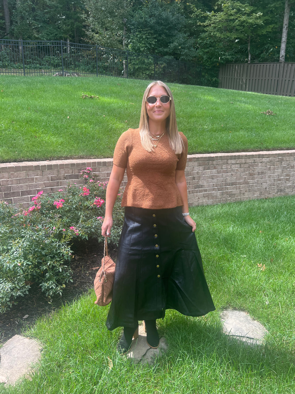 Ginko Short Sleeve Peplum Sweater