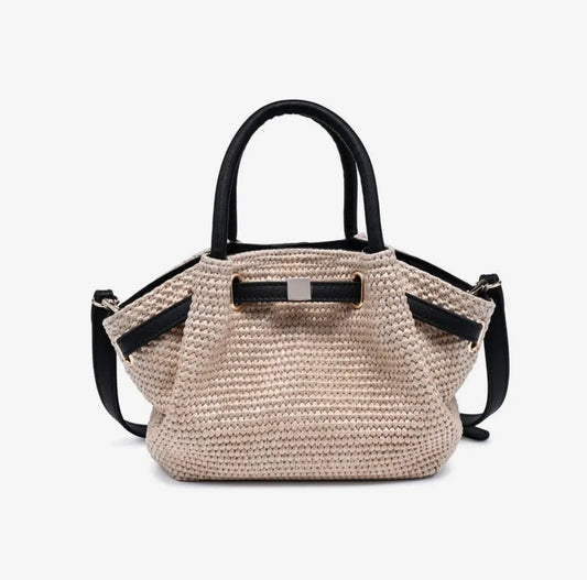 Rita Straw Mini Crossbody