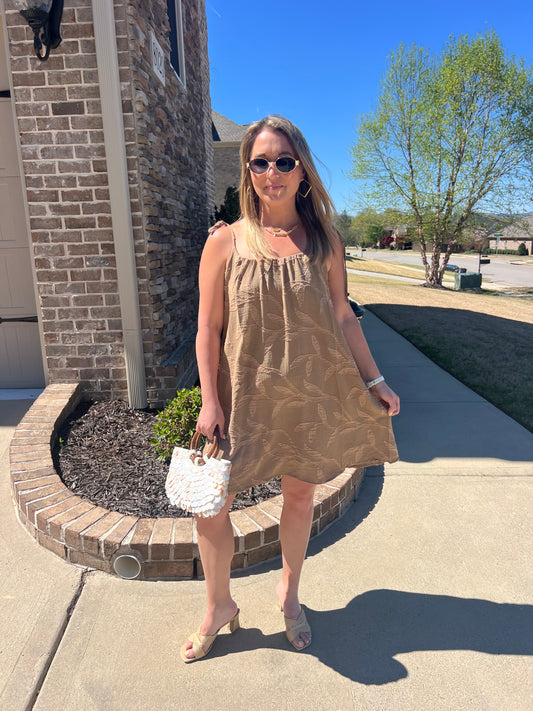 Portulaca Jacquard Cami Dress