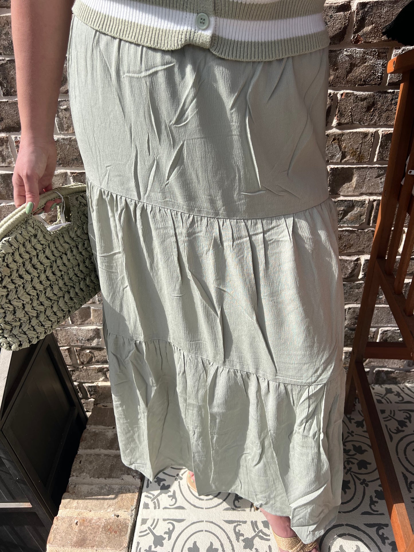 Lantana Tiered Maxi Skirt