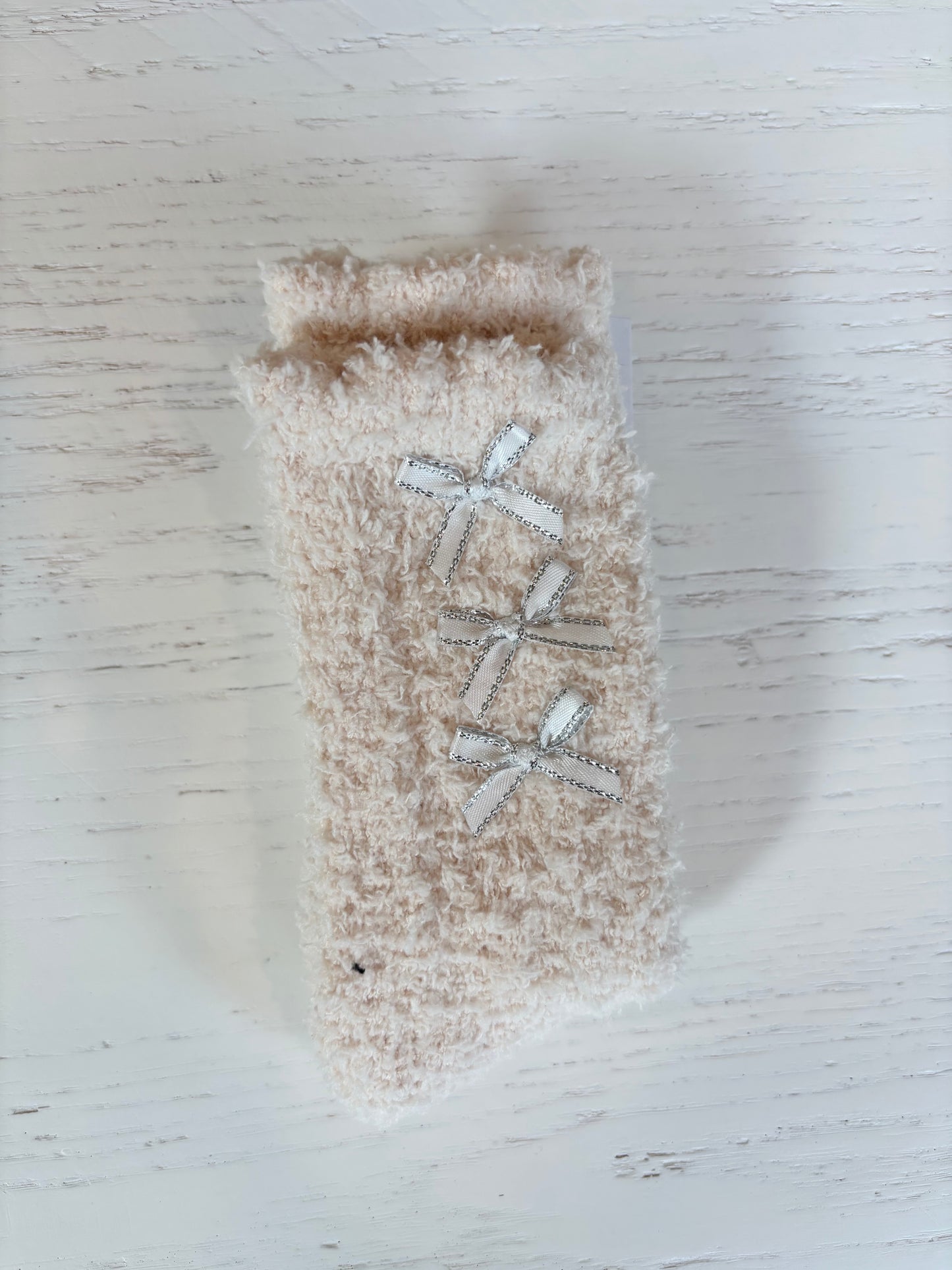 Cozy Bow Socks