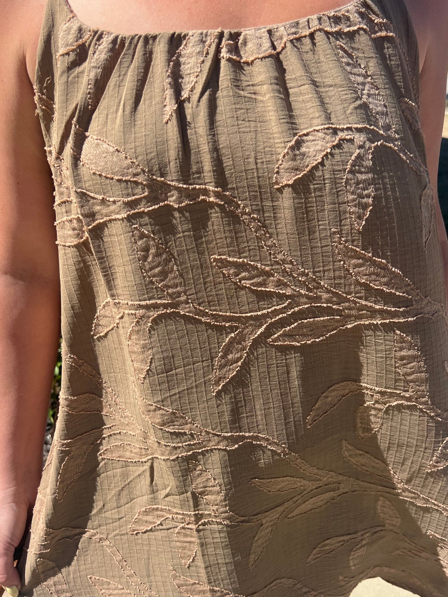 Portulaca Jacquard Cami Dress