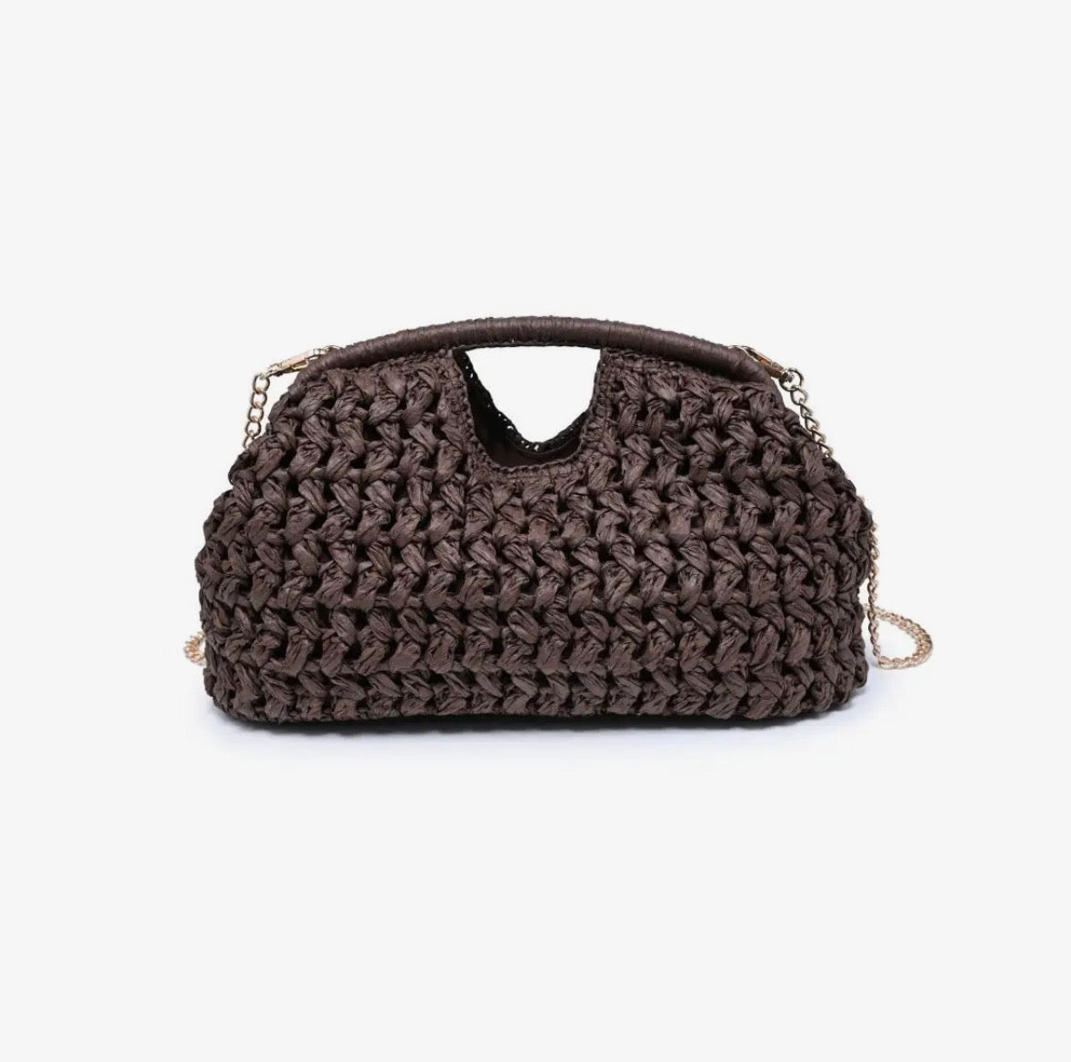 Elaina Woven Crossbody Handbag
