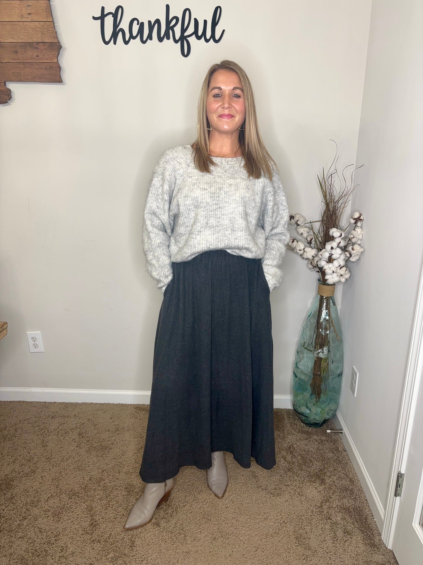 Hawthorne Maxi Jersey Skirt