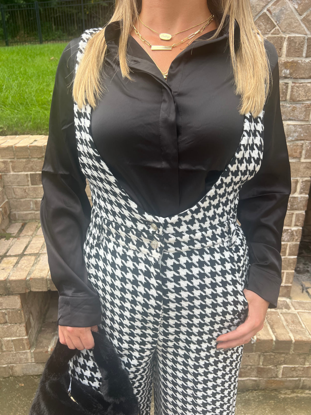 Black Viola Luxe Silk Relaxed Button Down Shirt