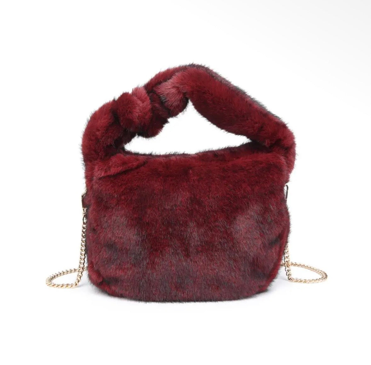 Michelle Faux Fur Crossbody