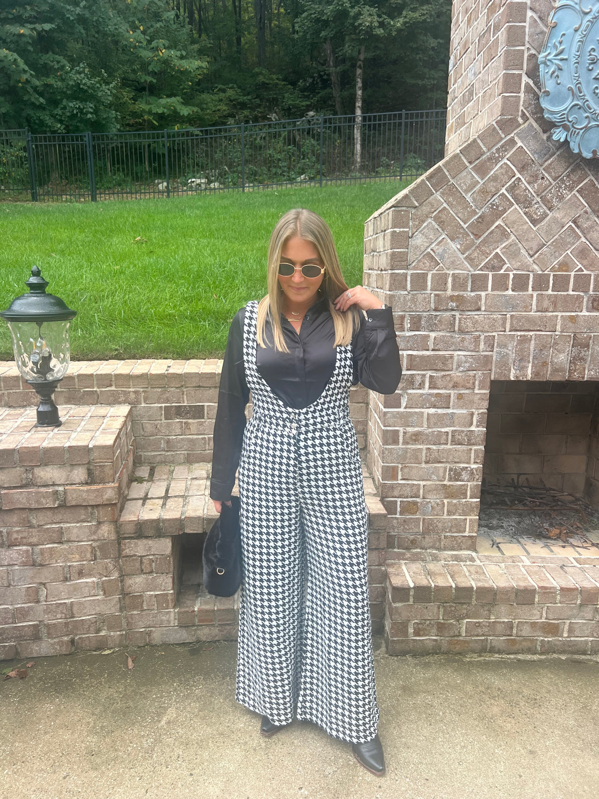 Black Viola Luxe Silk Relaxed Button Down Shirt