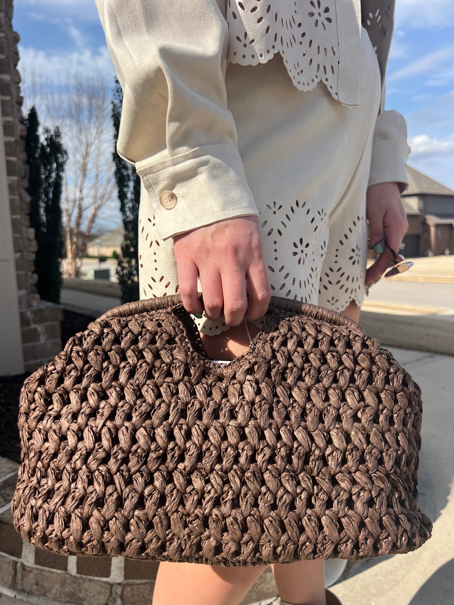 Elaina Woven Texture Crossbody