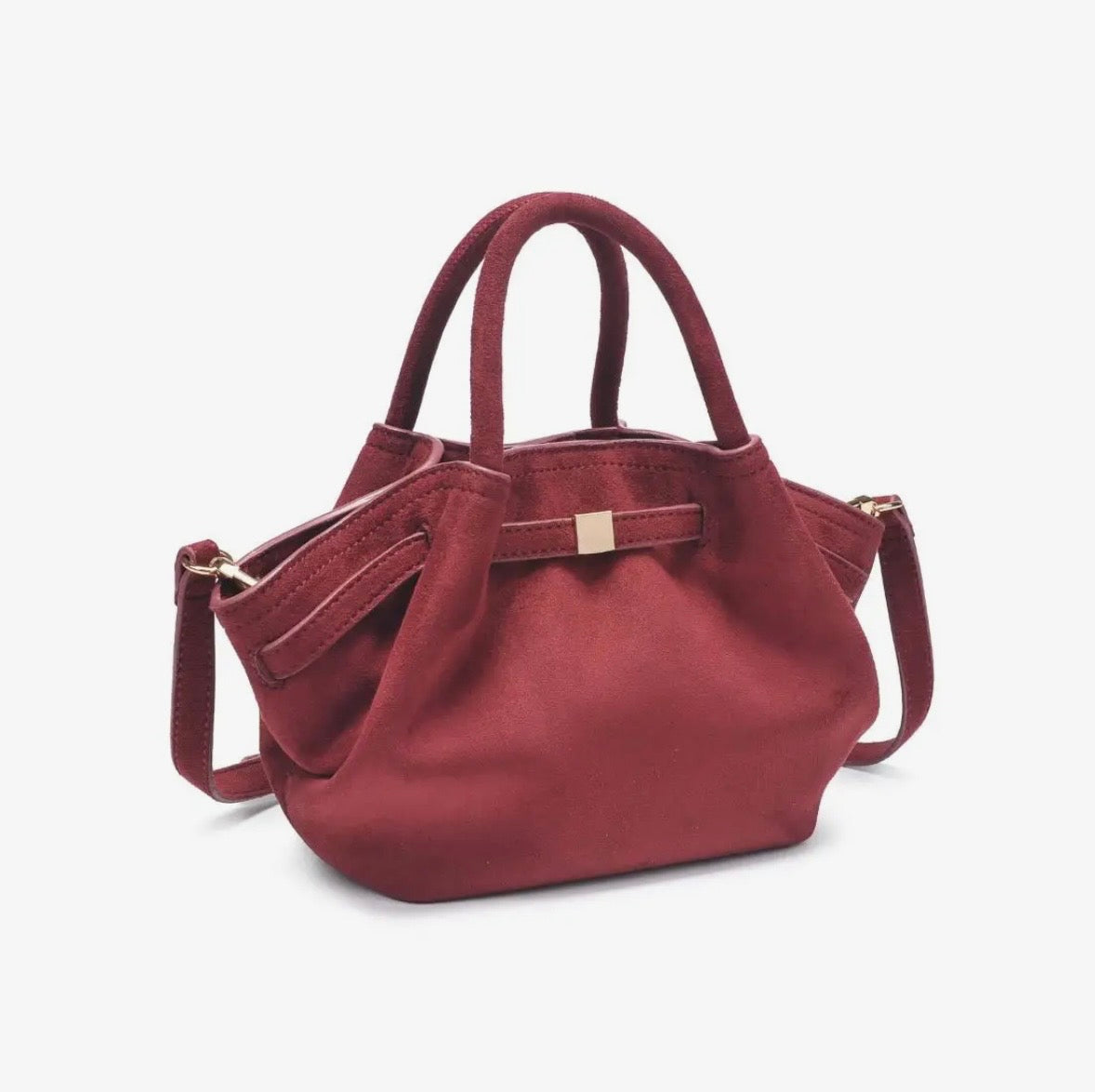 Maria Vegan Suede Mini Crossbody
