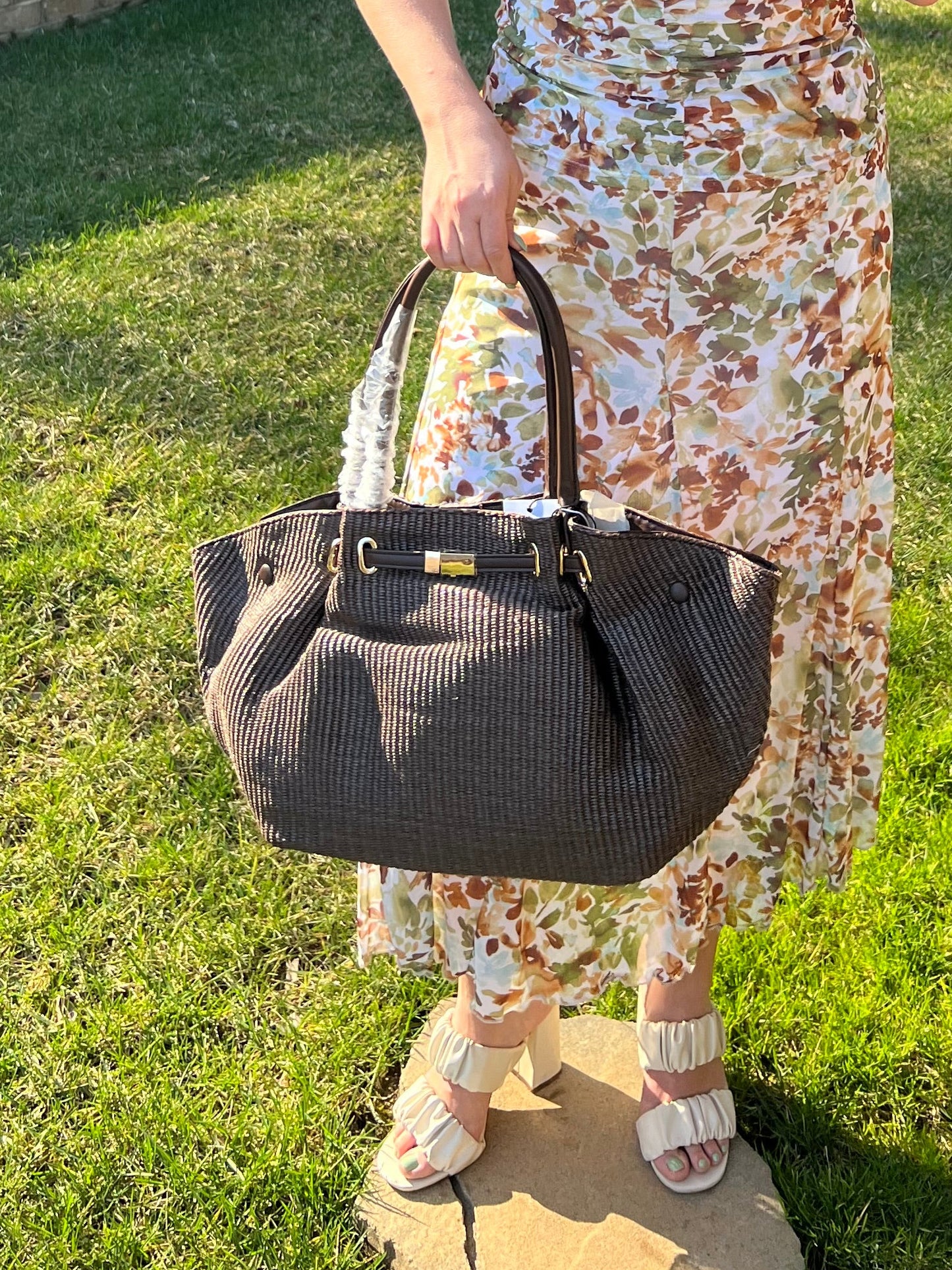 Katie Straw Tote