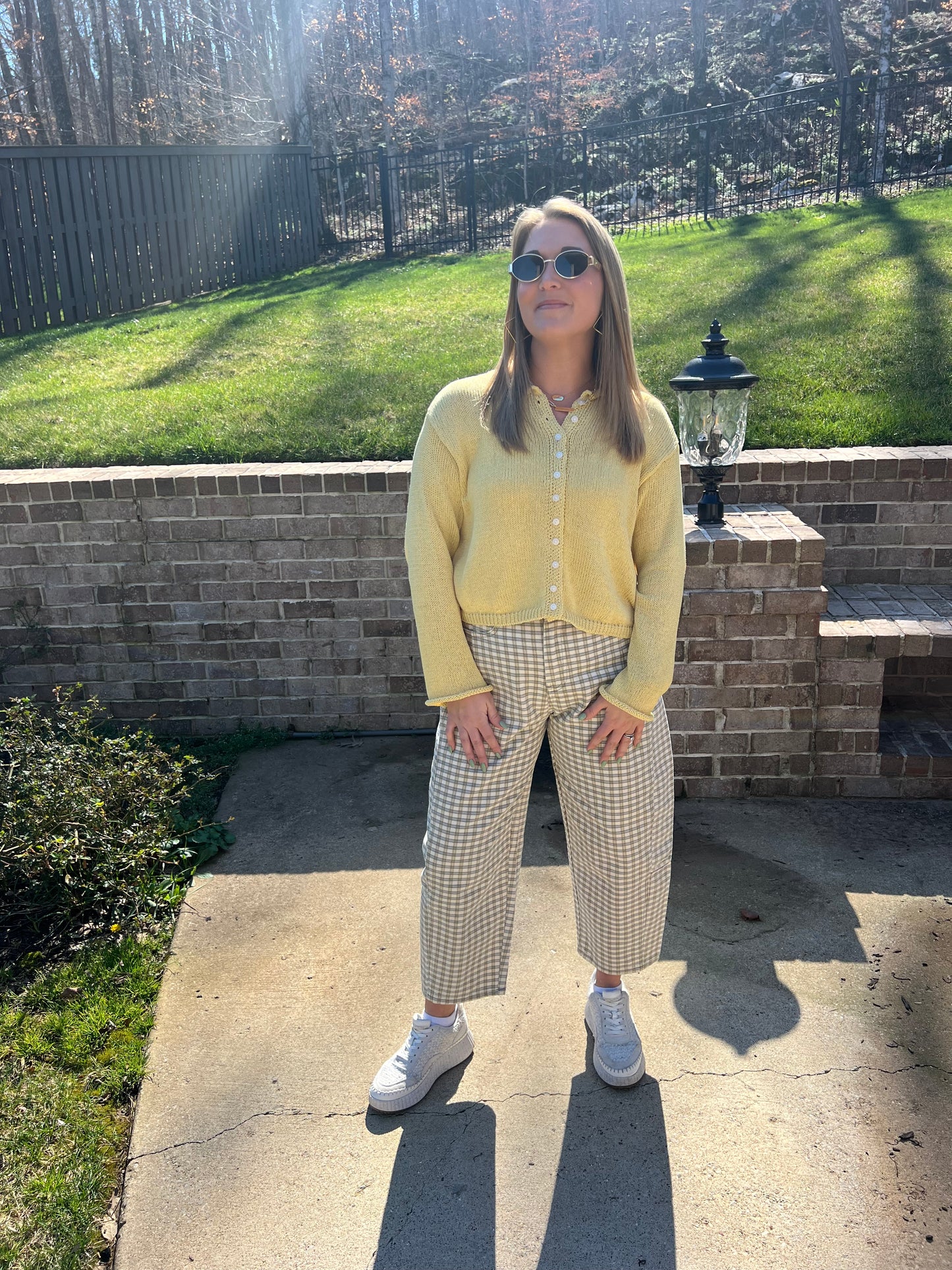 Goldenrod Yellow Knit Cardigan