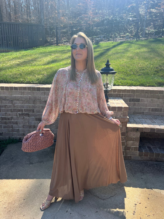 Coreopsis flowy mesh skirt