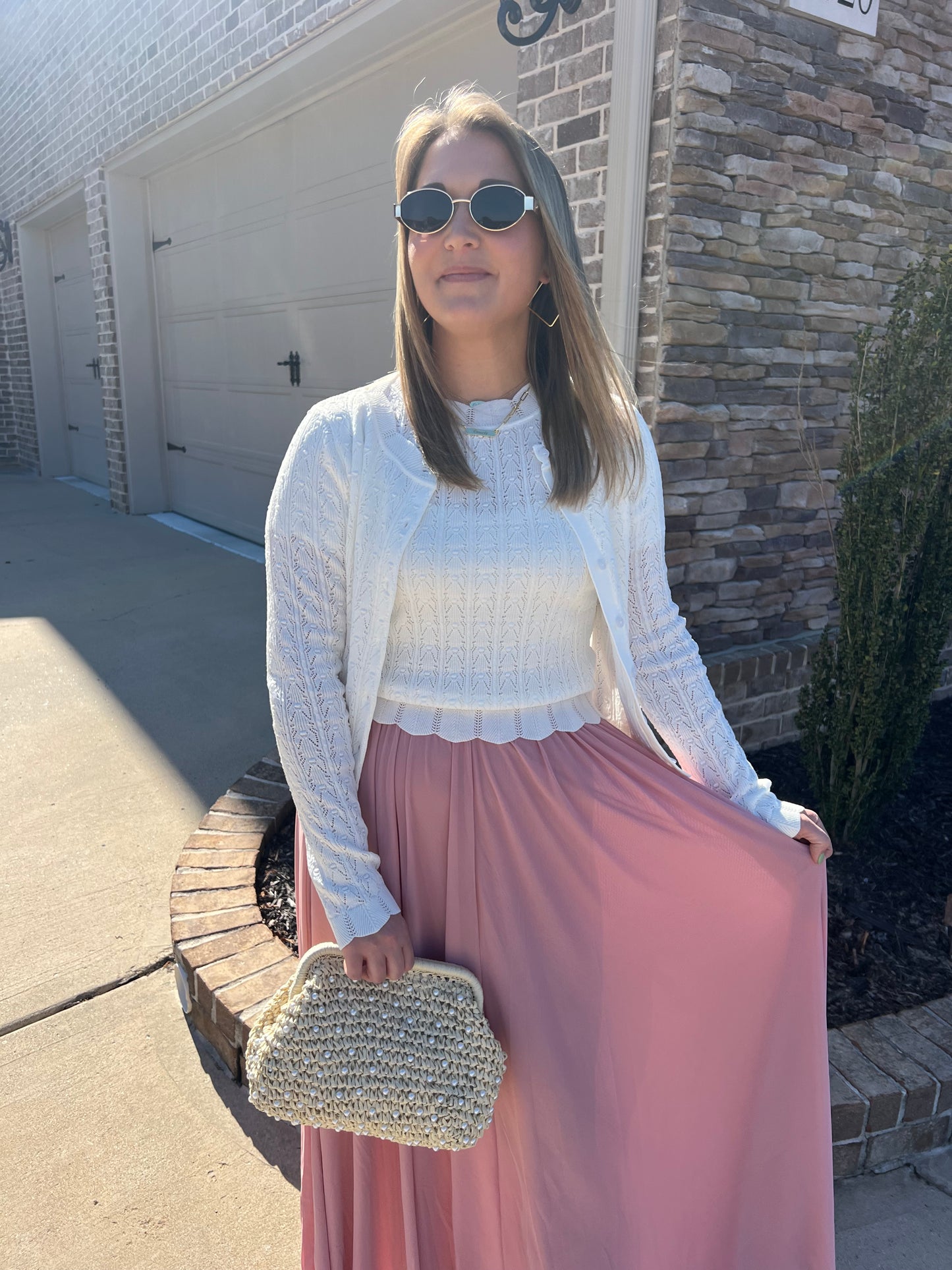 Edelweiss Pointelle Cardigan