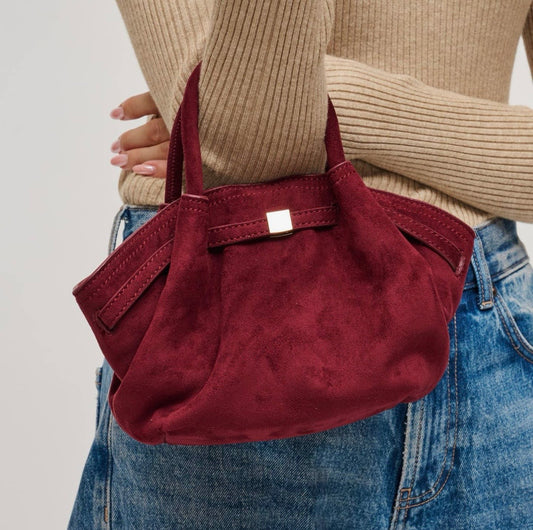 Maria Vegan Suede Mini Crossbody