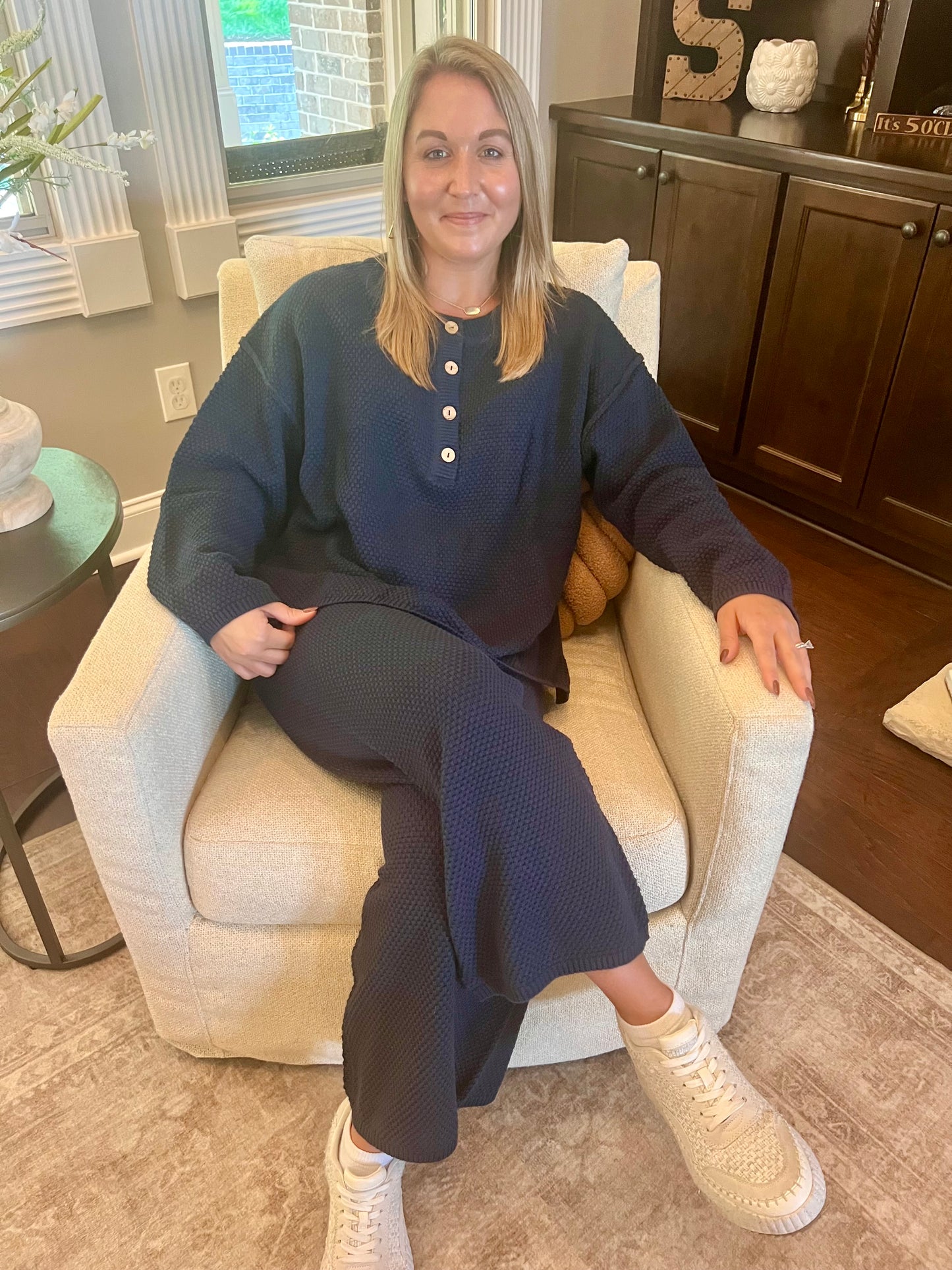 Blue Spruce Knit Lounge Set