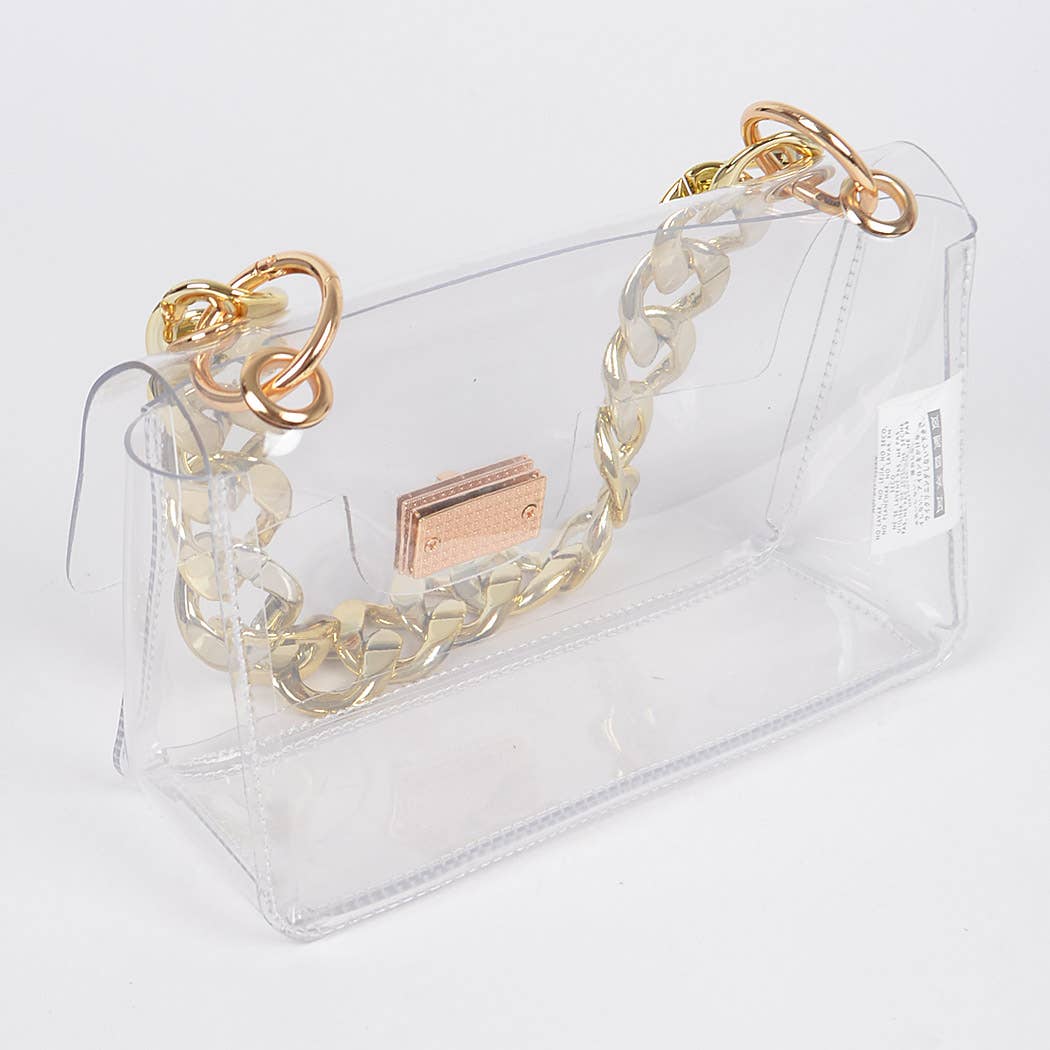 Jennifer Cross Body Bag W/Oversized Chain