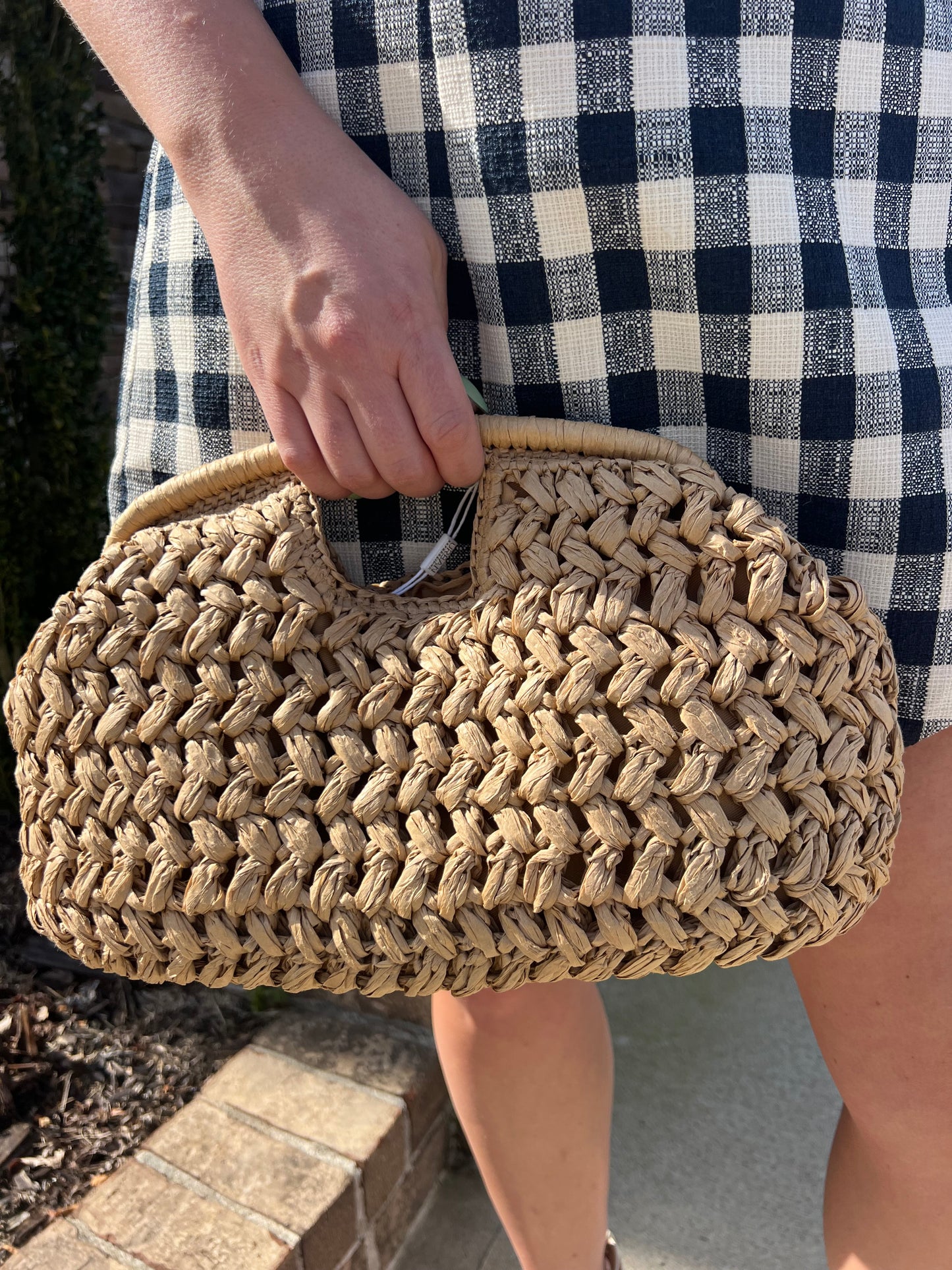 Elaina Woven Crossbody Handbag