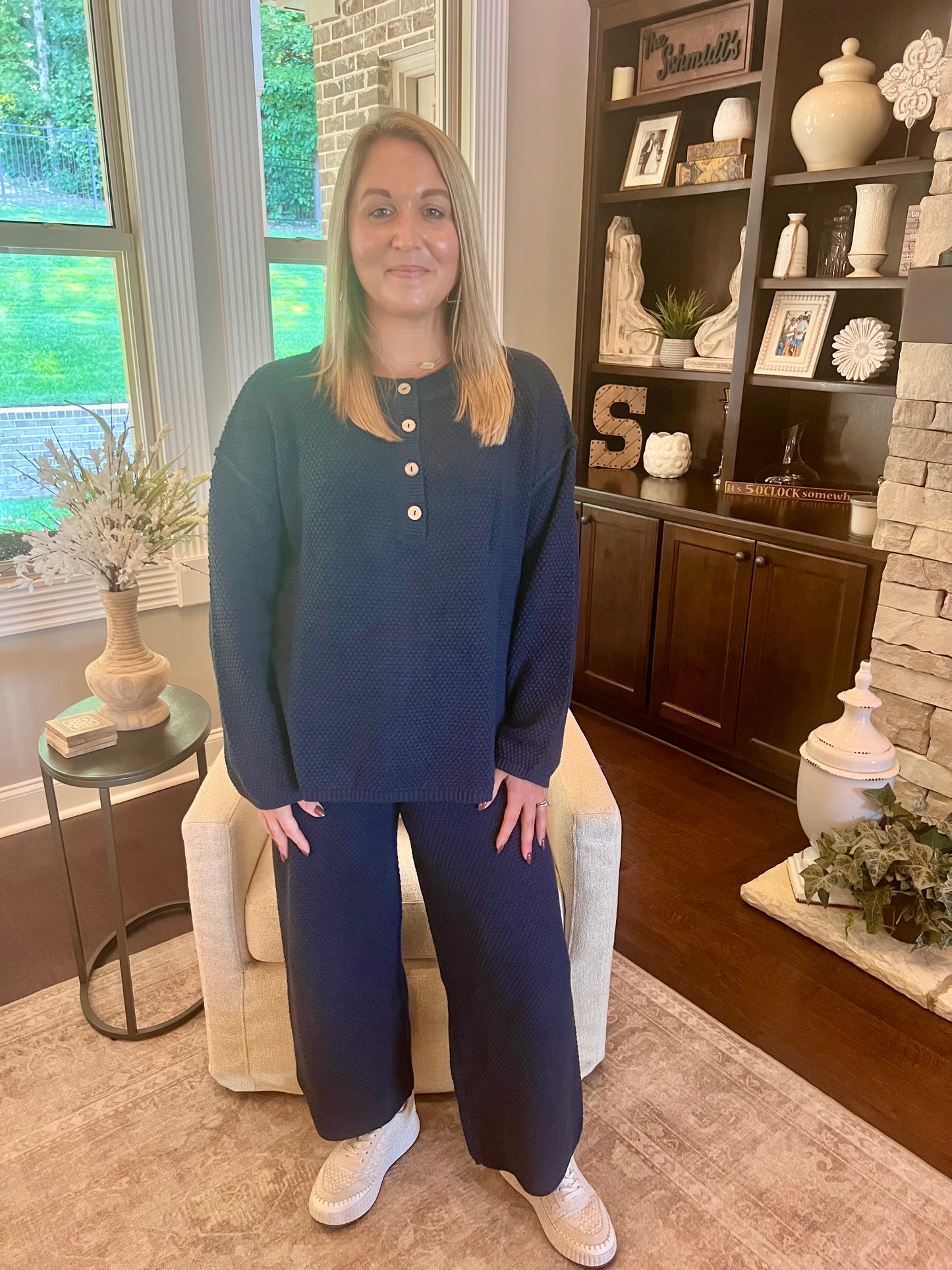 Blue Spruce Knit Lounge Set