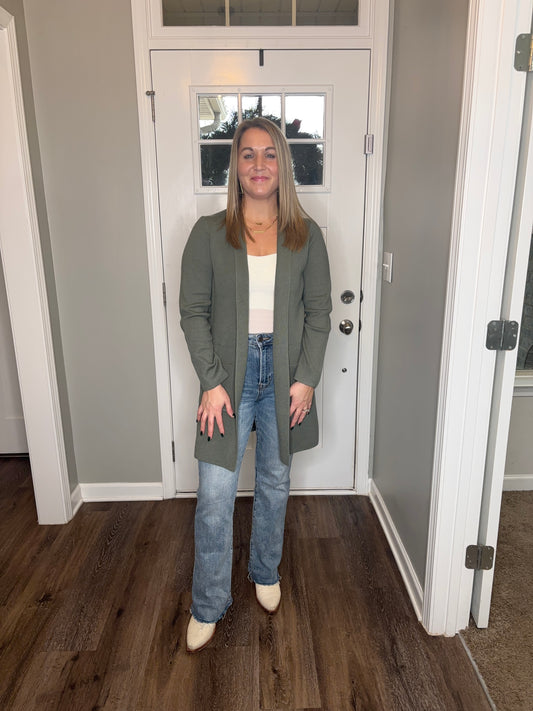 Coleus Long Cardigan