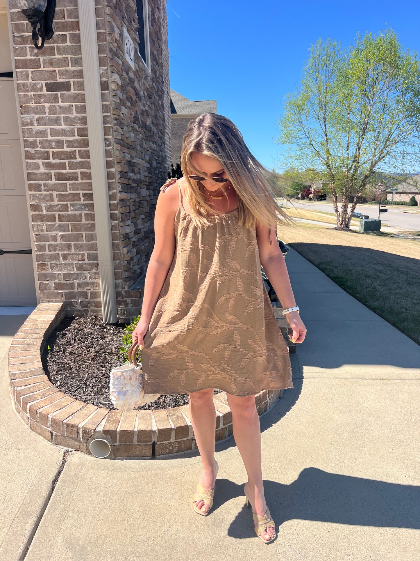 Portulaca Jacquard Cami Dress