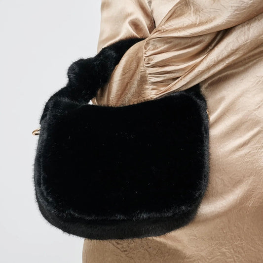 Michelle Faux Fur Crossbody