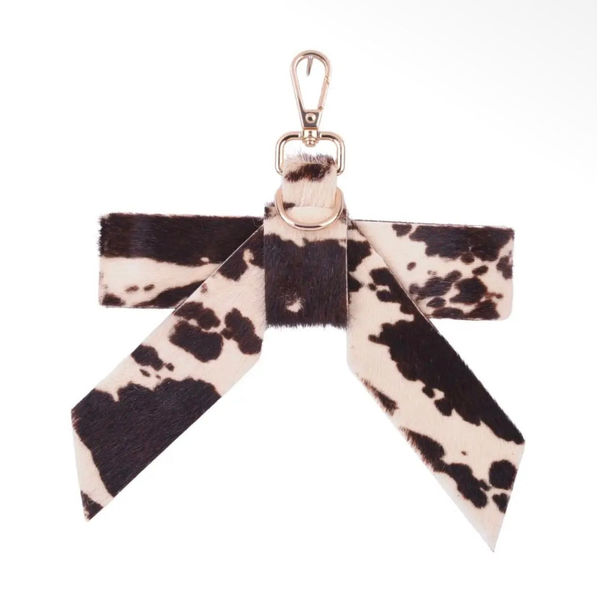 Calf Hair Bow Bag Charms