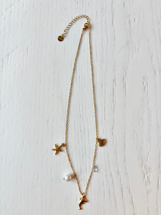 Beach Charm Necklace