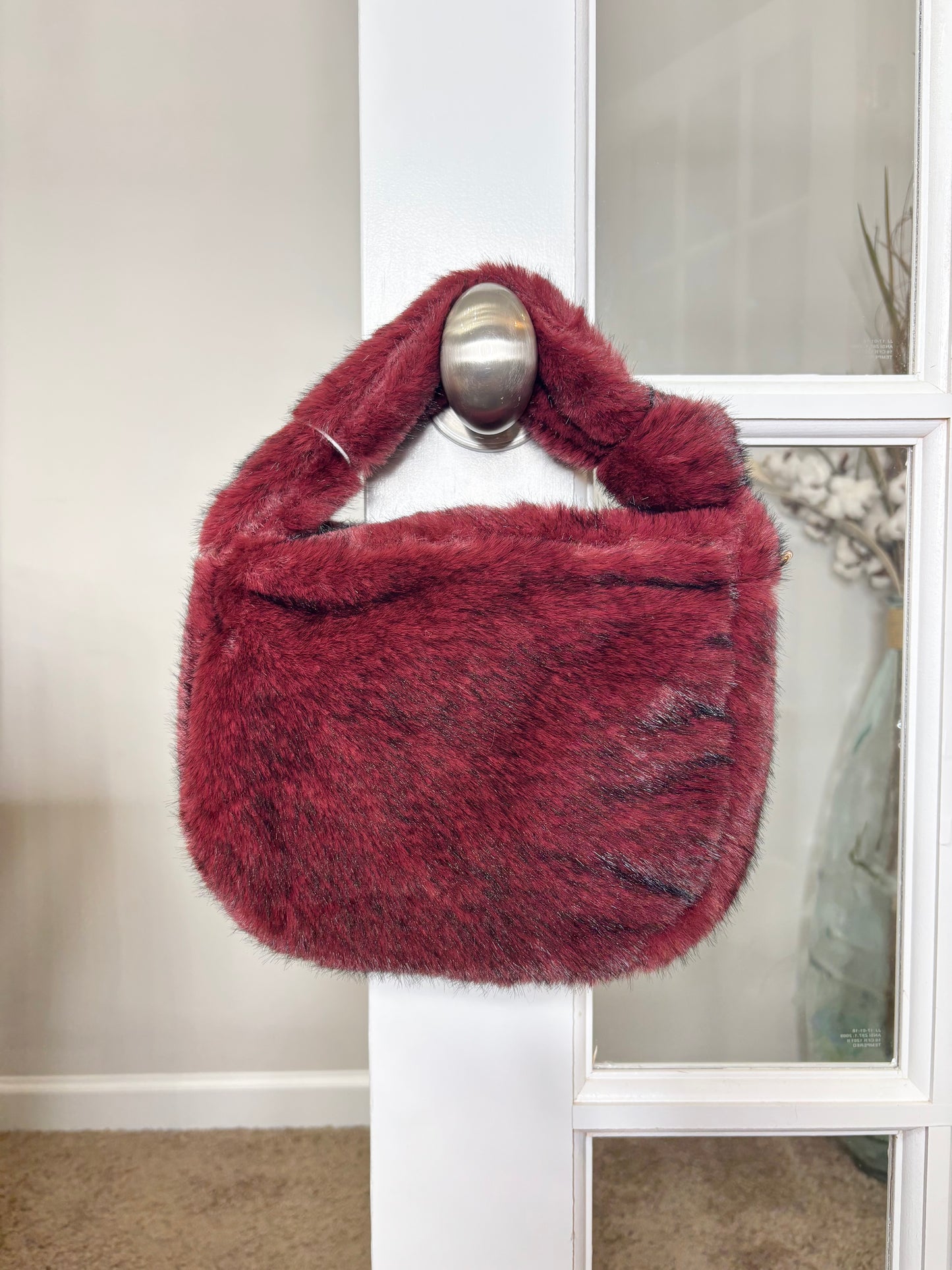 Michelle Faux Fur Crossbody