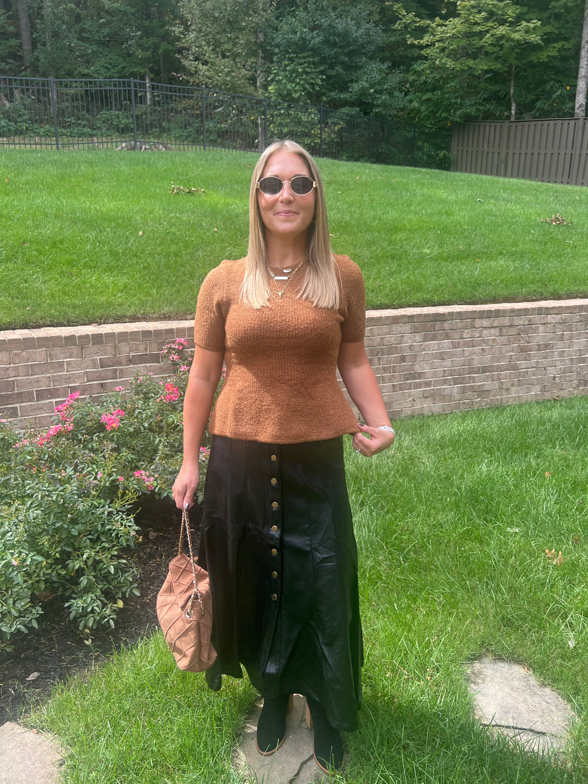 Ginko Short Sleeve Peplum Sweater