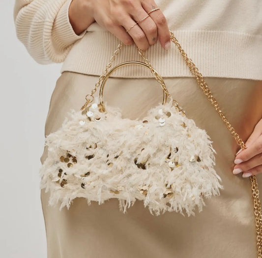 Courtney Textured Evening Bag