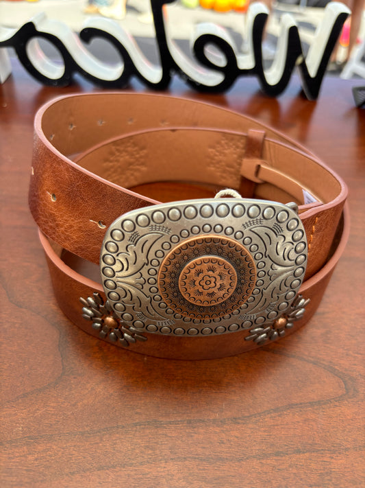 Vintage Inspired Boho Faux Leather Belt