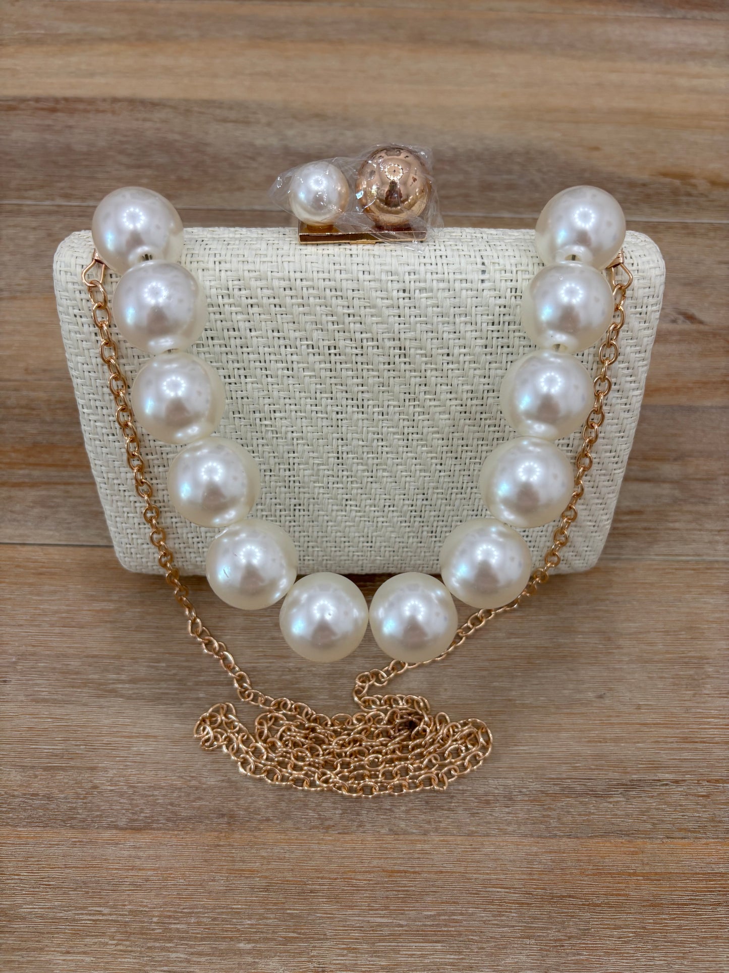 Isabella Pearl Handle Minaudiere