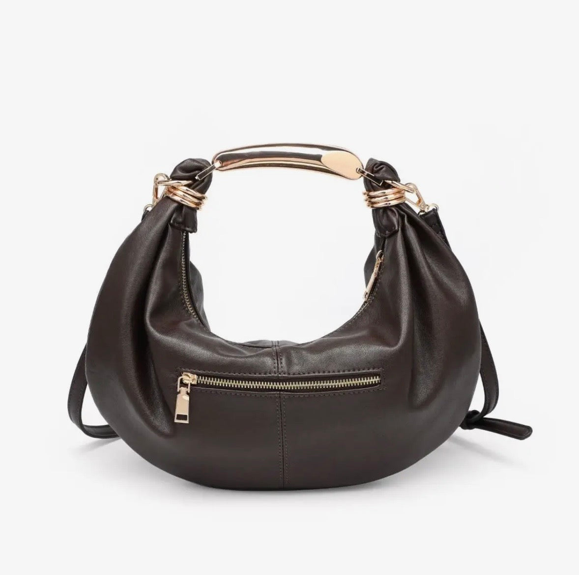 Carrie Gold Handle Crossbody