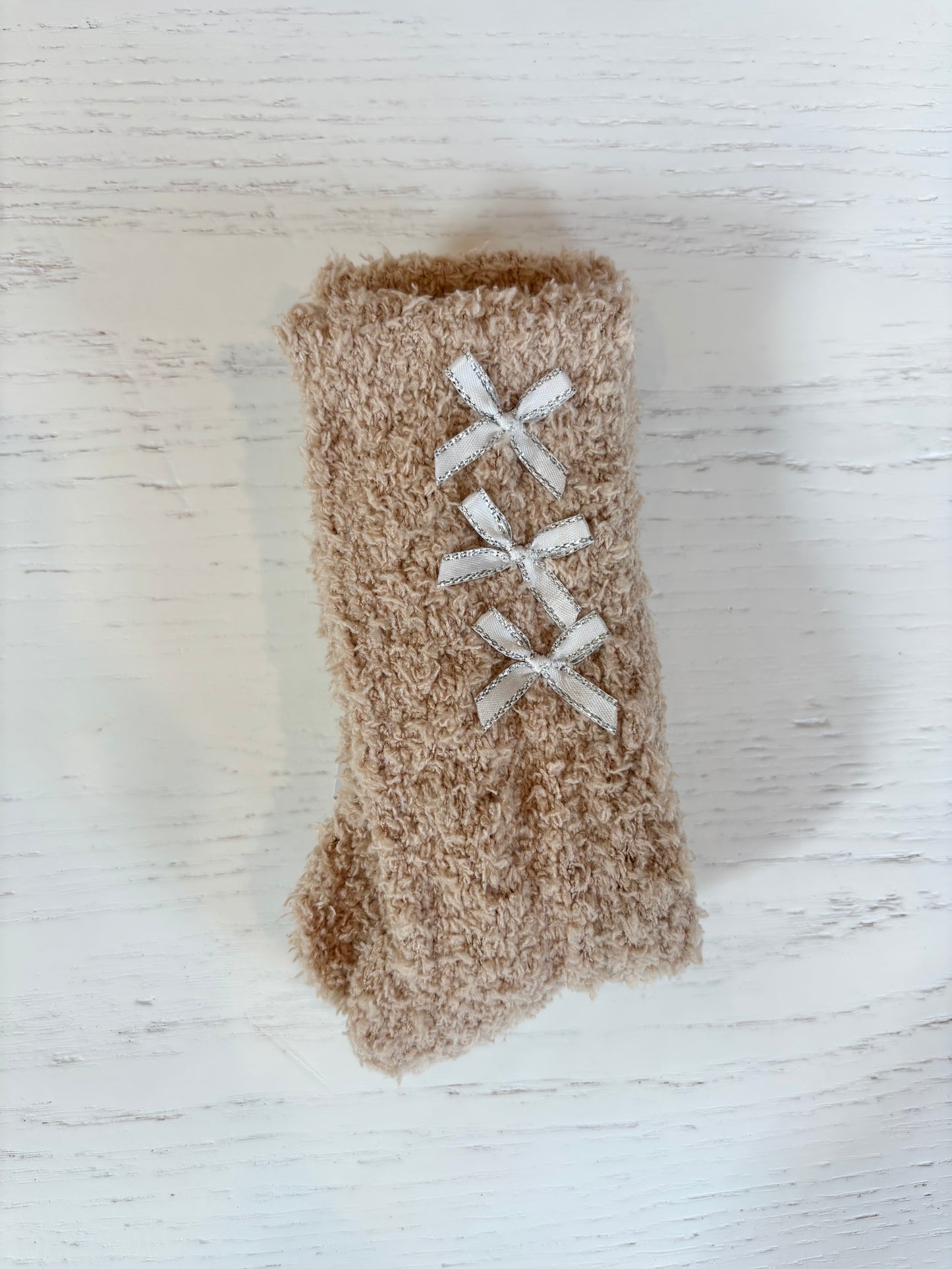 Cozy Bow Socks