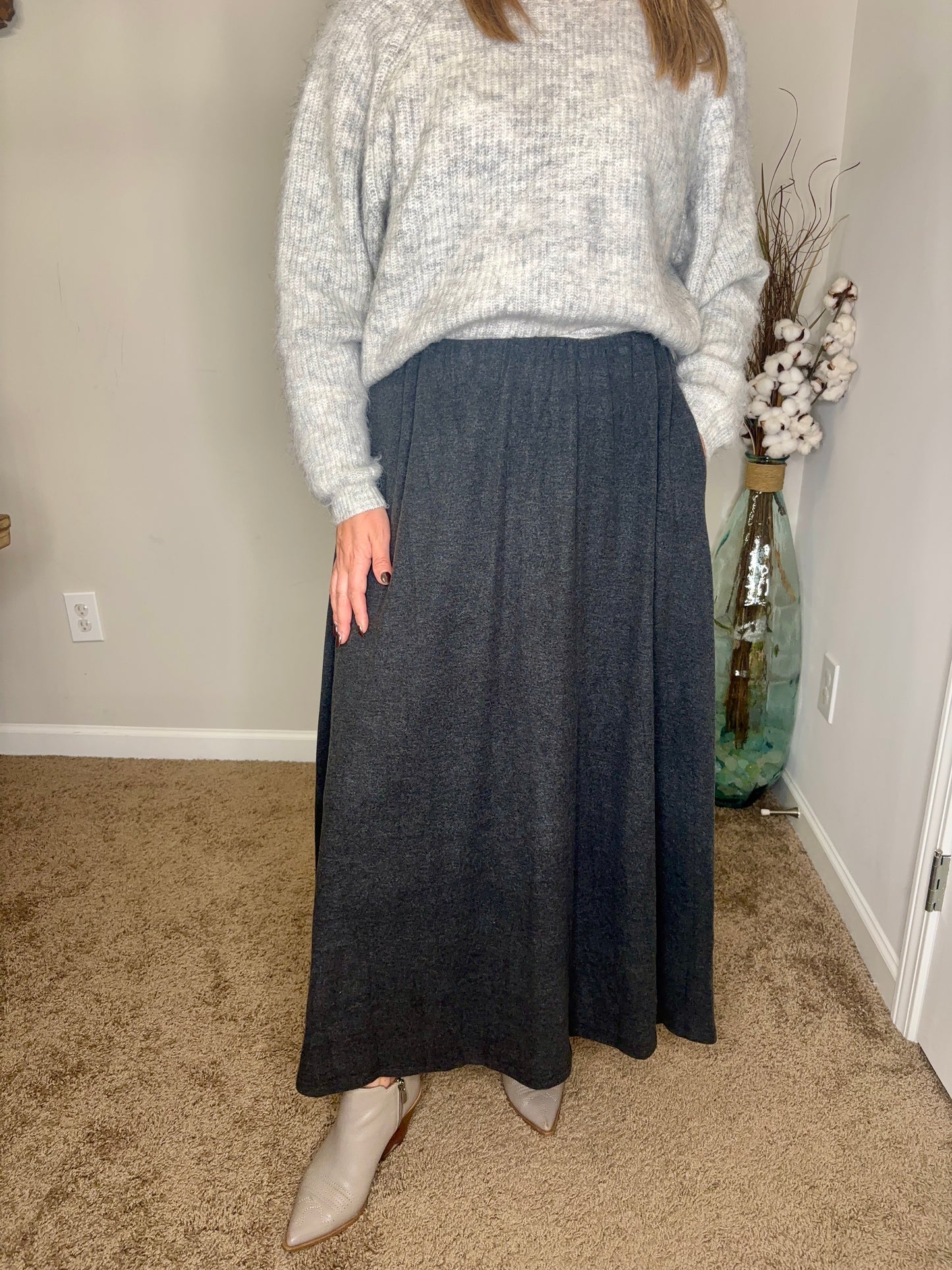 Hawthorne Maxi Jersey Skirt