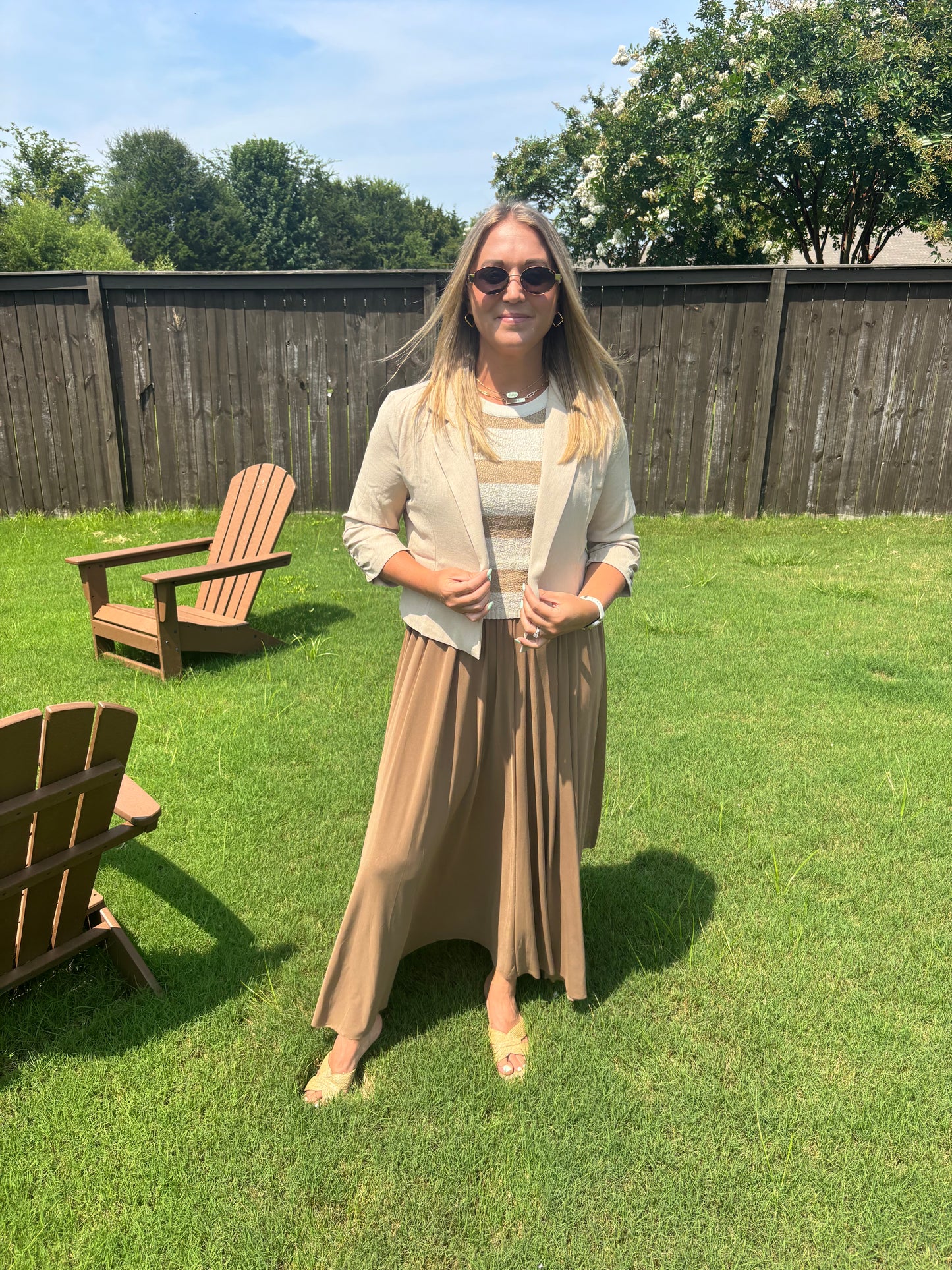 Ninebark Cropped Cinched Sleeve Blazer