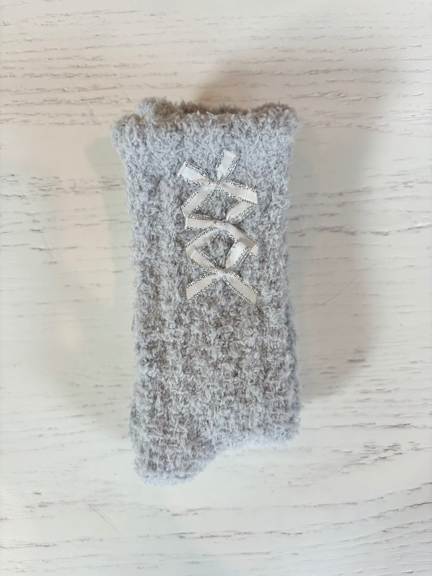 Cozy Bow Socks