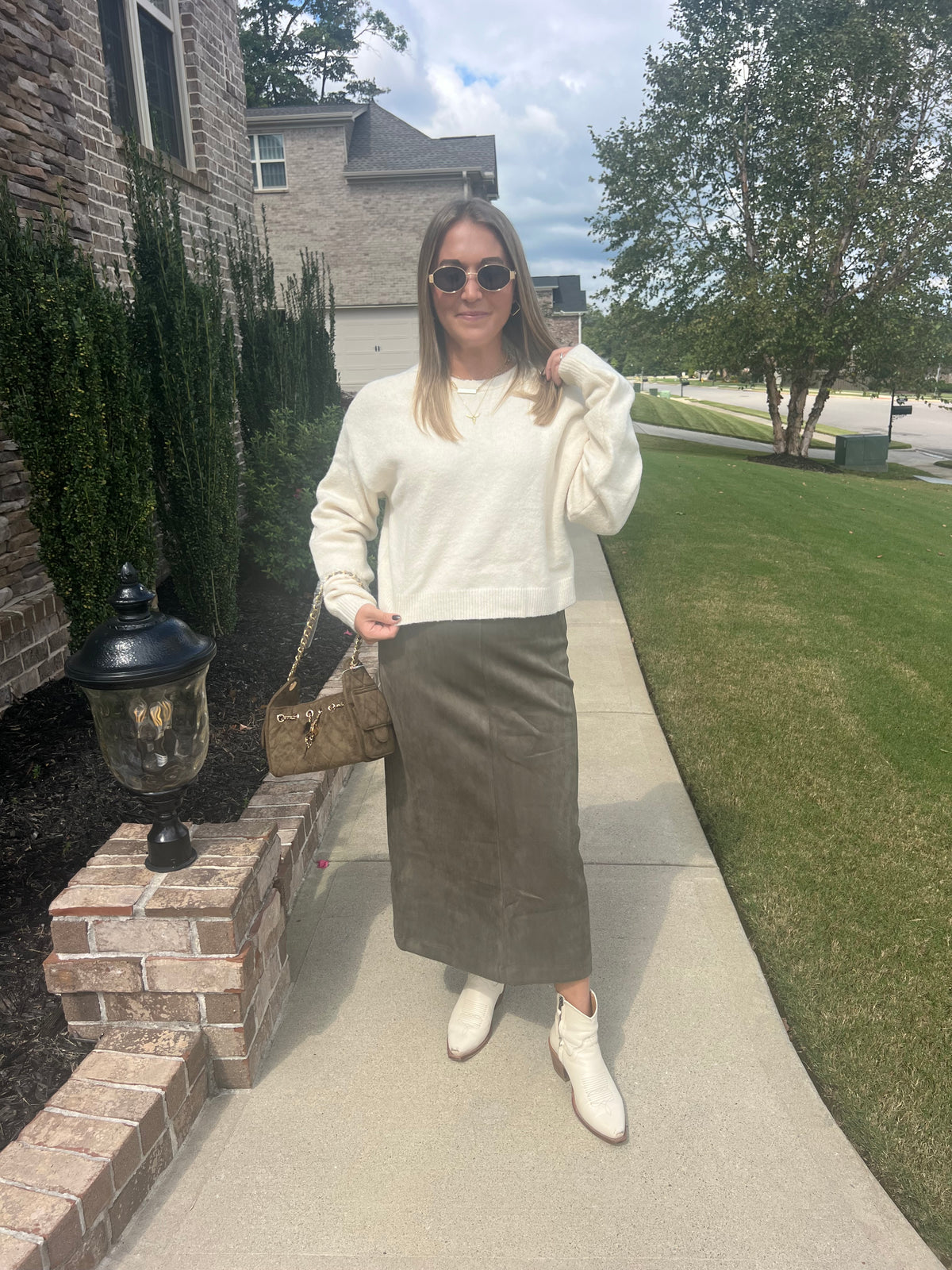 Alyssum Reversible Bow Tie Sweater
