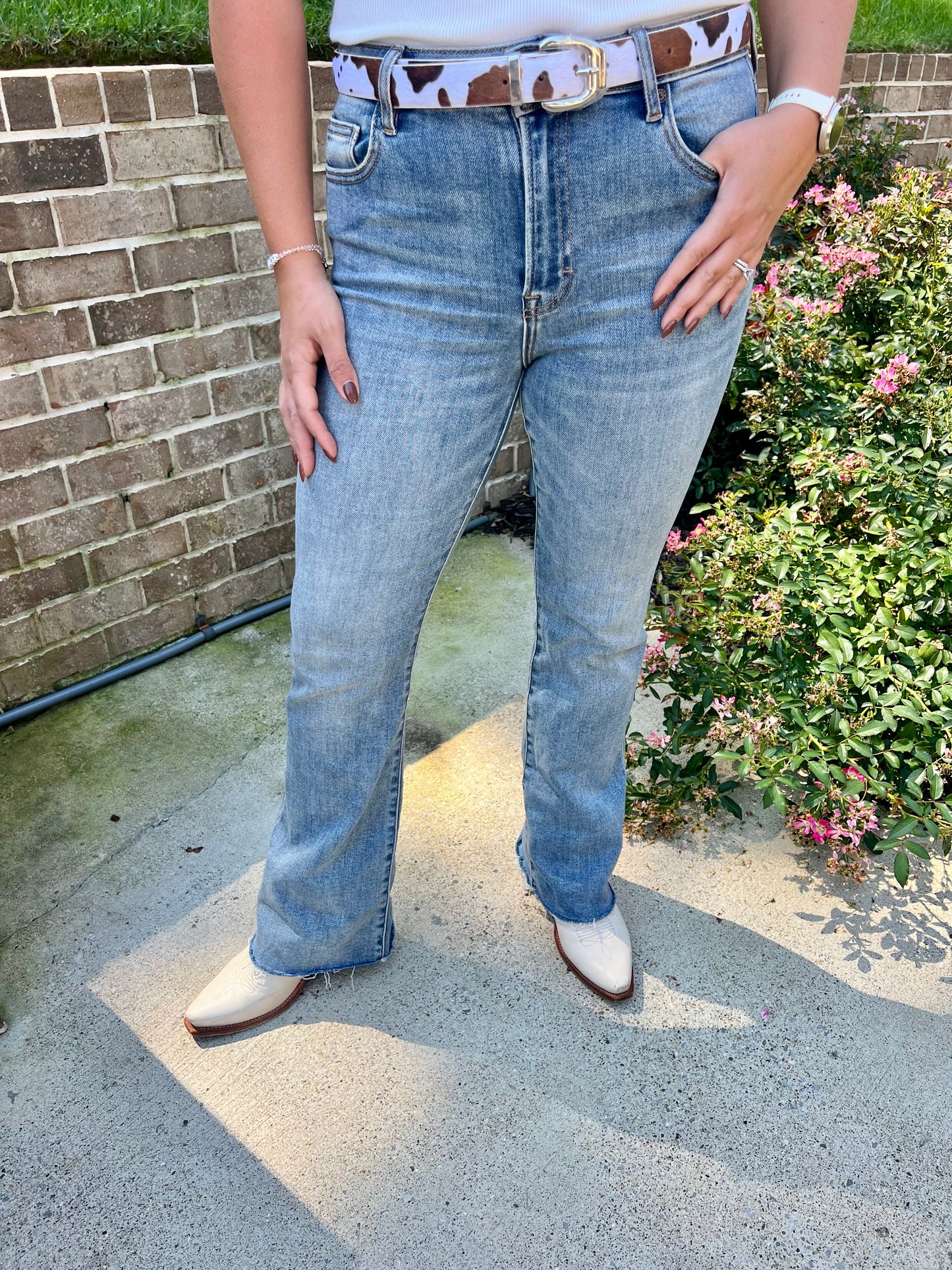 Blue Wild Indigo Bootcut Clean Hem