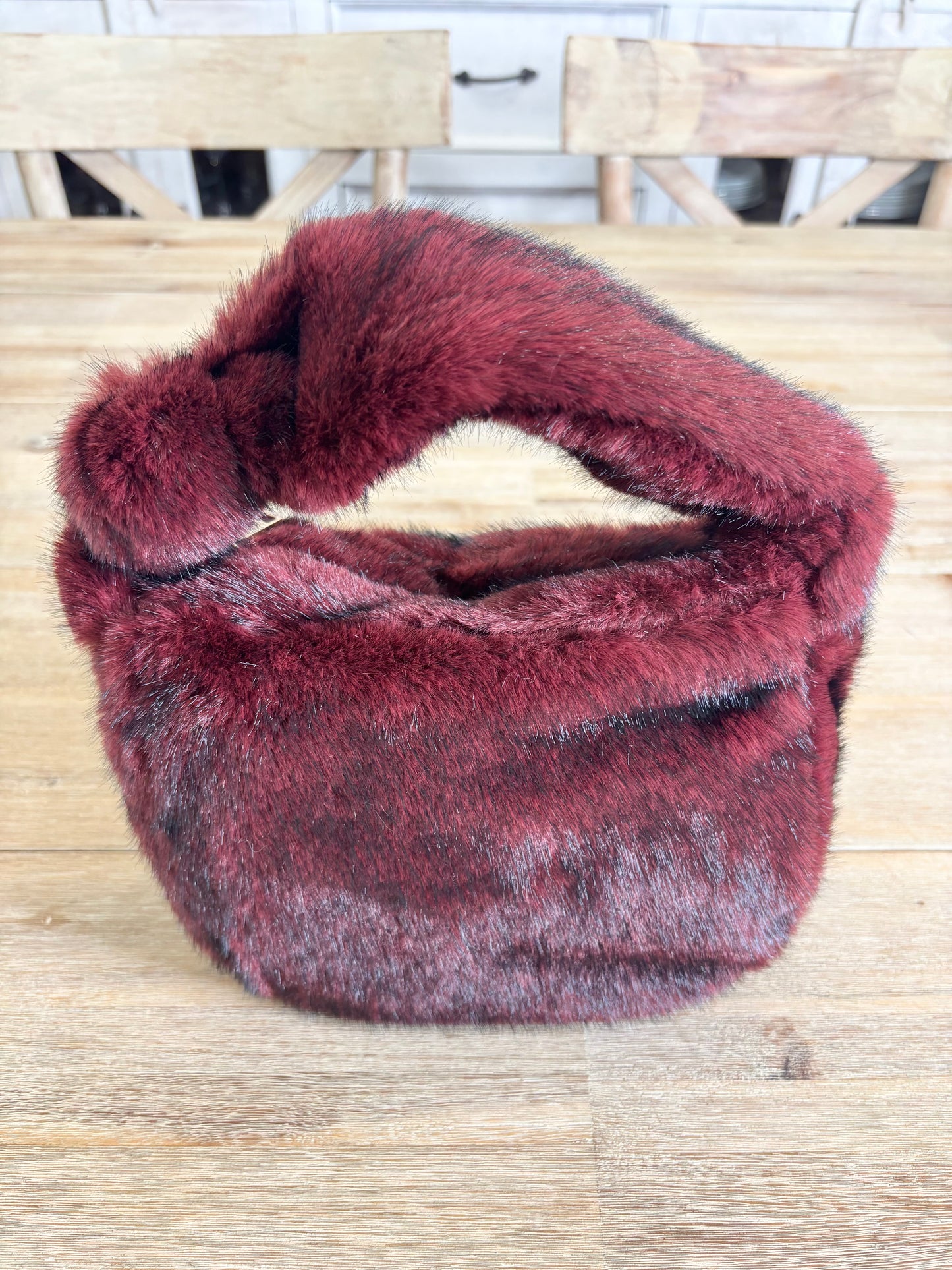 Michelle Faux Fur Crossbody