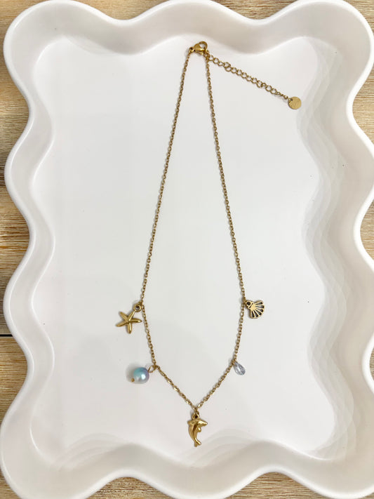 Beach Charm Necklace