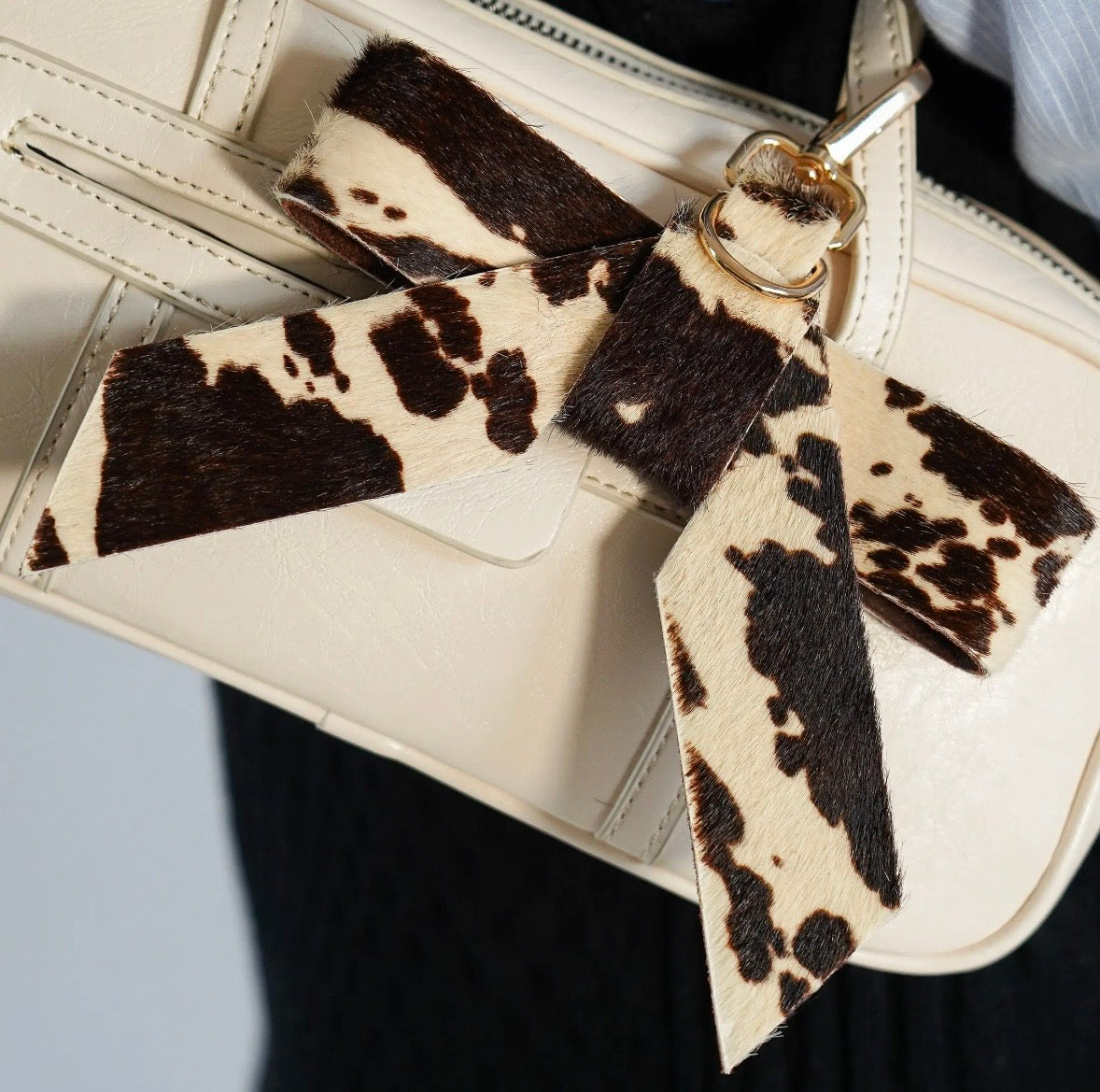 Calf Hair Bow Bag Charms