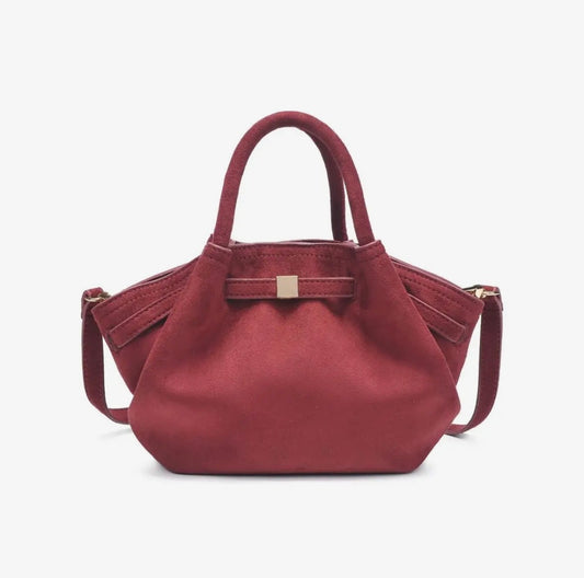 Maria Vegan Suede Mini Crossbody