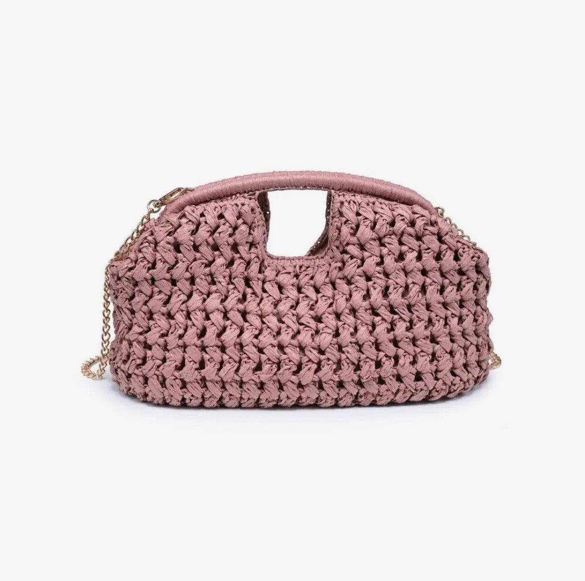 Elaina Woven Crossbody Handbag