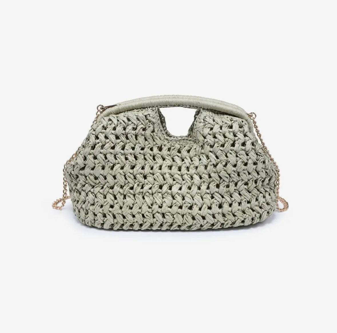 Elaina Woven Crossbody Handbag
